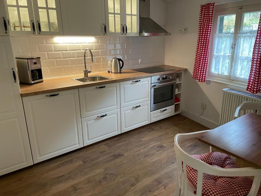 Boutique Fachwerkhaus Thirty Five Apartment Моншау Екстериор снимка